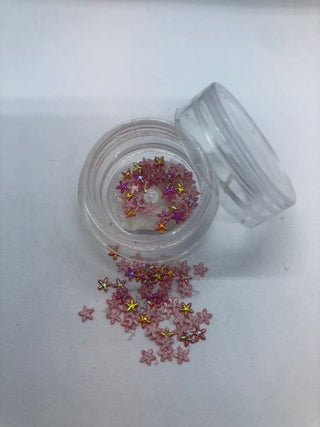 3 d Stjerner Pink-Guld