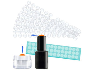 Colour Dots Clear 120 stk
