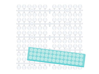 Colour Dots Clear 120 stk