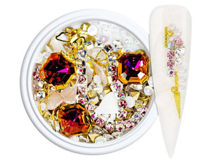 Rhinsten og stenblanding - Glamour Mix 07