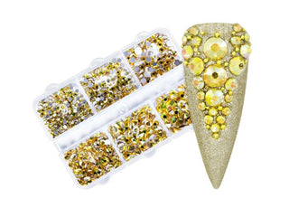 Rhinstenæske 05 Guld