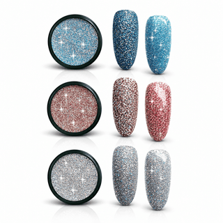 Reflective Glimmer Silver Holo