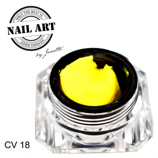 3 D Gele - Carving Gel Gul 18