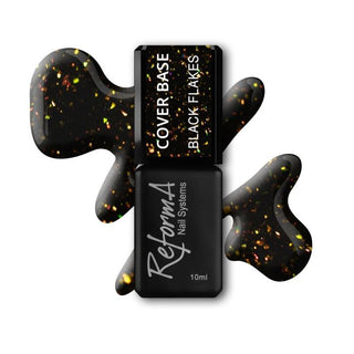 COVER BASE BLACK OPAL FLAKES 10 ML