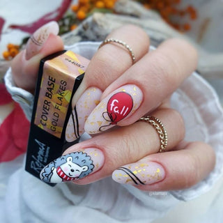 COVER BASE GOLD FLAKES 10 ML