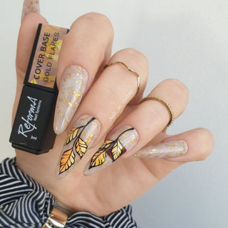 COVER BASE GOLD FLAKES 10 ML