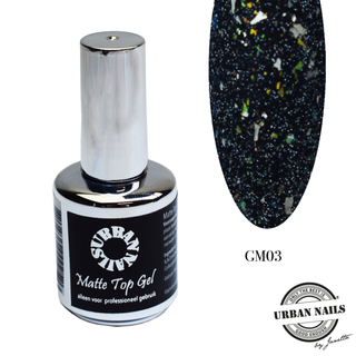 Glitter Mat Top GM 03 15 ml