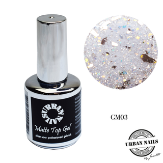 Glitter Mat Top GM 03 15 ml