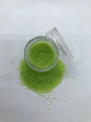 Lime grøn caviar beads