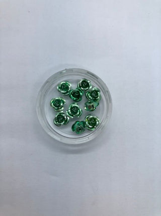 Lysegrønne Metal Roser