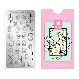 Moyra stemplingsplade mini 124 – Formen af ​​mit hjerte