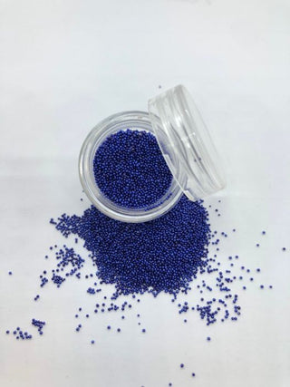 Mørkeblå Caviar Beads
