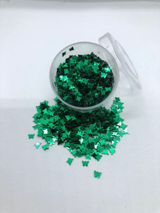 Metal Sommerfugl Grøn