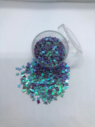 Metal Sommerfugl Lyselilla