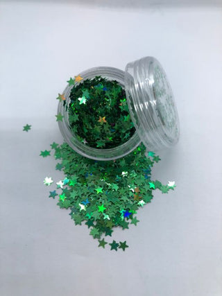 Metal Stjerner Grøn