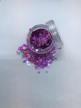 Metal Stjerner Lyserød