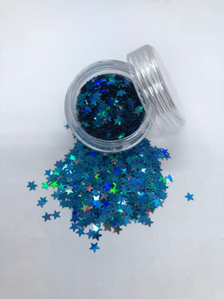 Metal Stjerner Mørkeblå