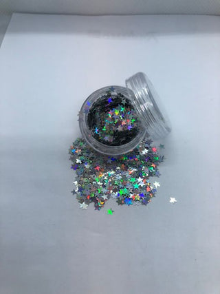 Metal Stjerner Sølv