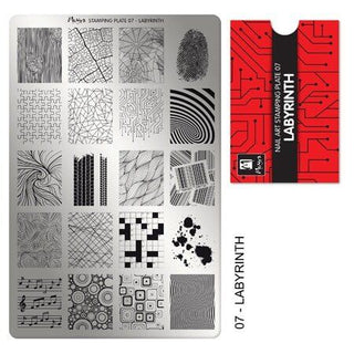 Moyra stempelplade 007 – Labyrint