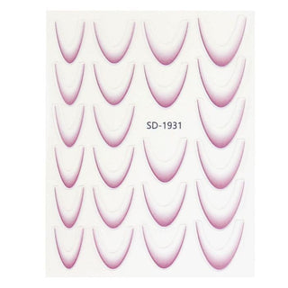 Nail Art Sticker 09 Lavendel – French ombre
