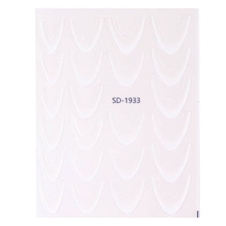 Nail Art Sticker 11 Hvid – French ombre