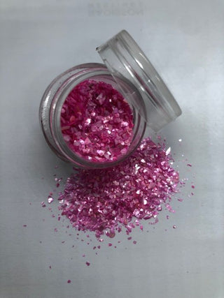 Pink crushed sea shell