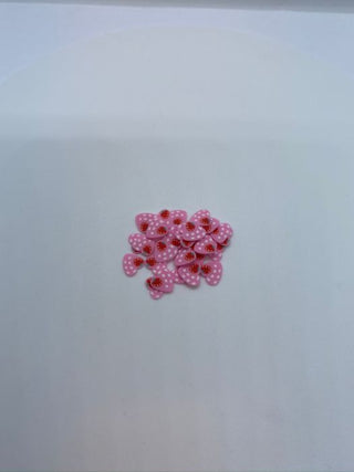 Pink hjerte med hjerte 20 stk