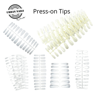 Press-on / Showtips ‘square’ clear 504 stk