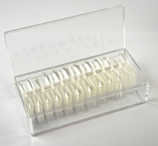 Press-on / Showtips ‘square’ clear 504 stk