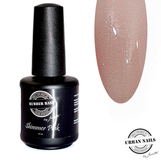 Rubber Base Gel Pink Silver 15ml
