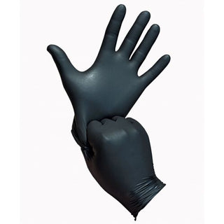 Sorte Nitril Handsker Pulverfri (Medium) 100 stk