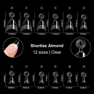 Tip Box Shorties Mandel 600 stk.