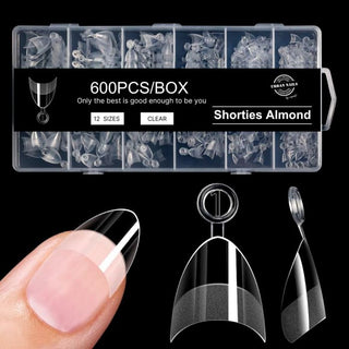 Tip Box Shorties Mandel 600 stk.