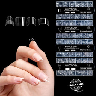 Tip Box Shorties Squoval 600 stk.