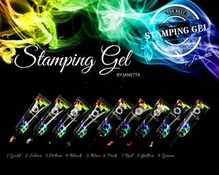 Stamping Gel 009 Mørk Grøn