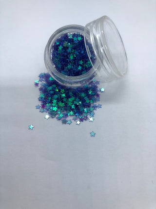 Stjerner Blå-grønne