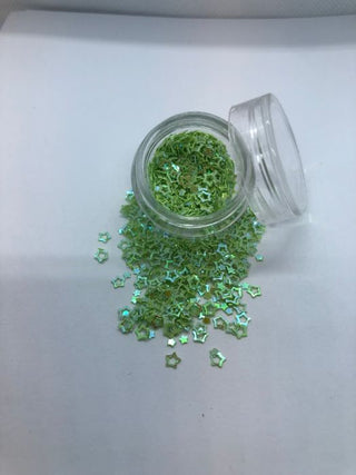 Stjerner Hullede Lysegrøn