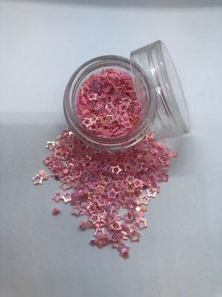 Stjerner Hullede Lyserød