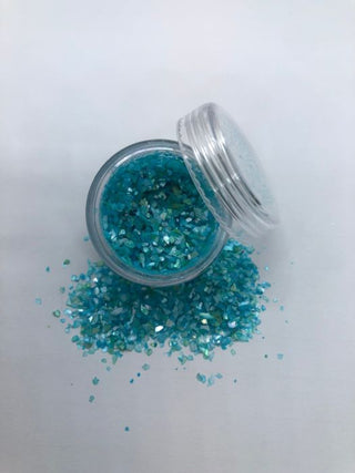 Turkis crushed sea shell