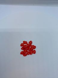 Rødt fimo love hjerte 20 stk